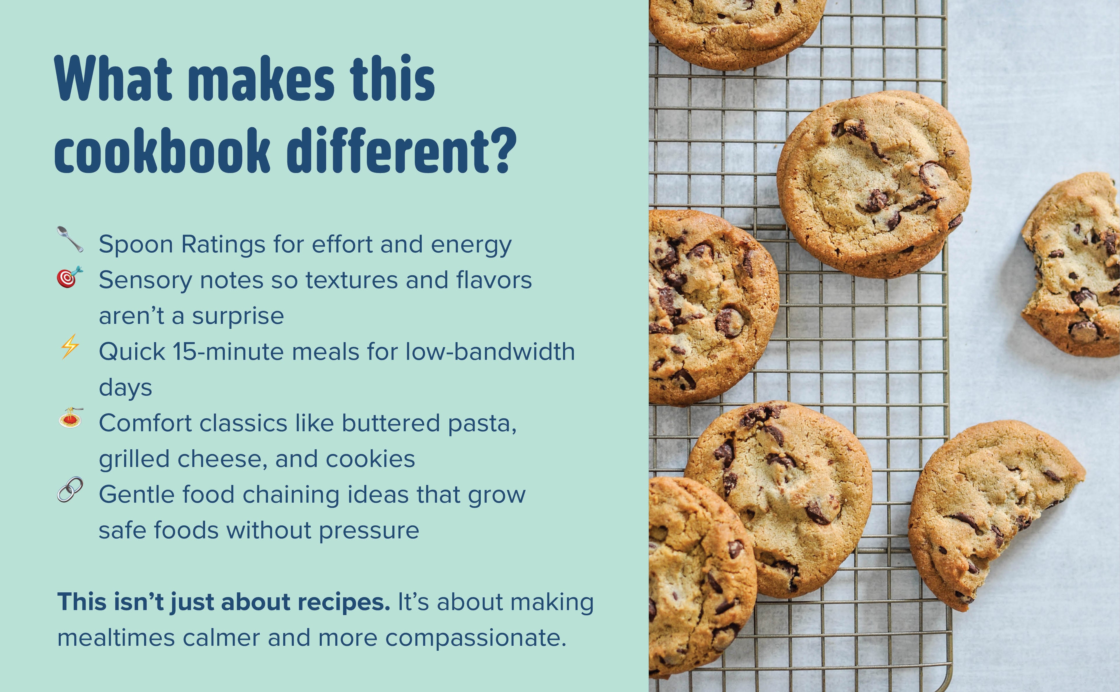 The Neurodivergent Cookbook: Easy Sensory-Friendly Meals Designed for Picky Eaters, ARFID, OCD, ADHD, and Autistic Children and Adults
